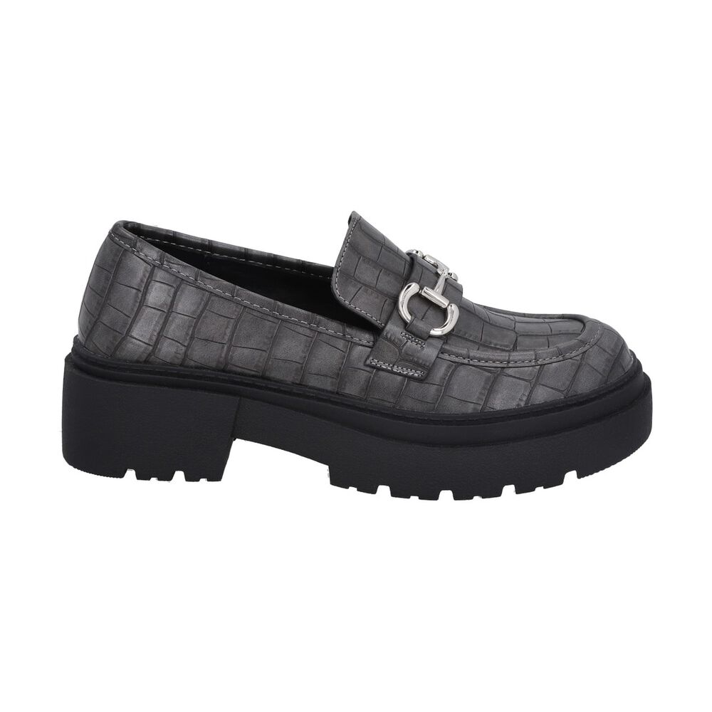 Mocas&iacute;n Mujer Negro/gris Gretha Police image number 0.0