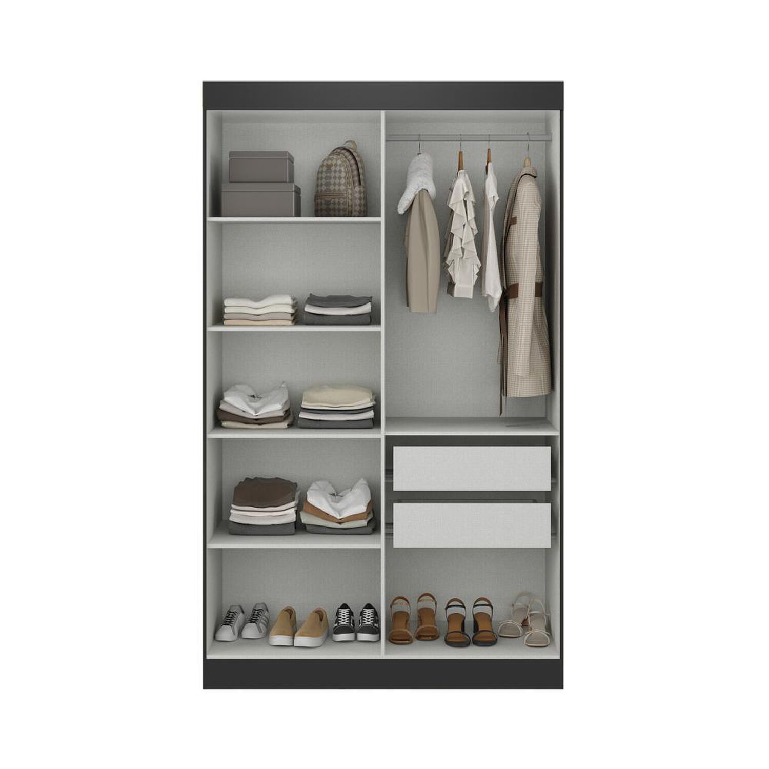 Cl&oacute;set Di Poretti Design Closet Paris / 4 Puertas / 2 Cajones image number 1.0