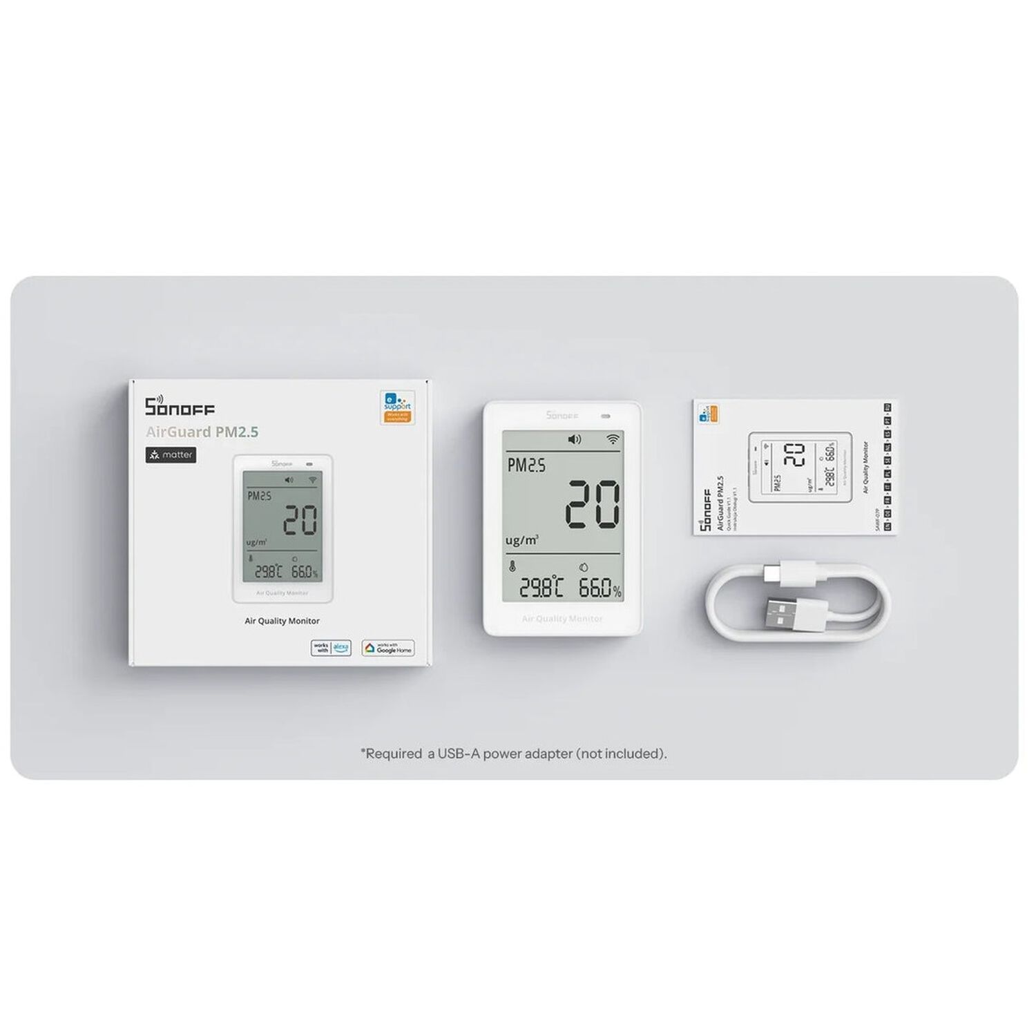 Monitor De Calidad De Aire Pm2.5 Wifi Matter Sonoff Airguard image number 5.0