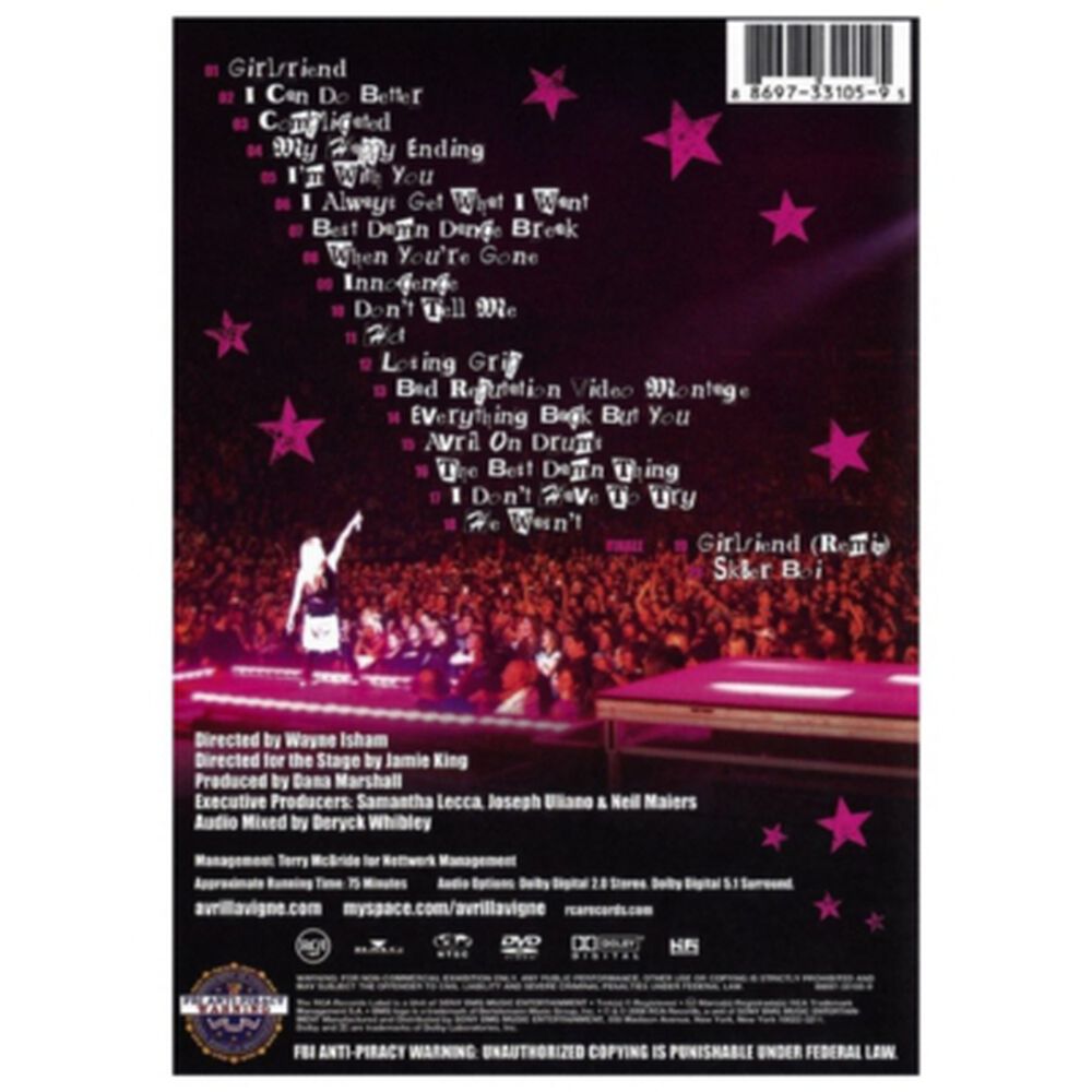 Avril Lavigne - Best Damn Tour Live In Concert | Dvd image number 1.0