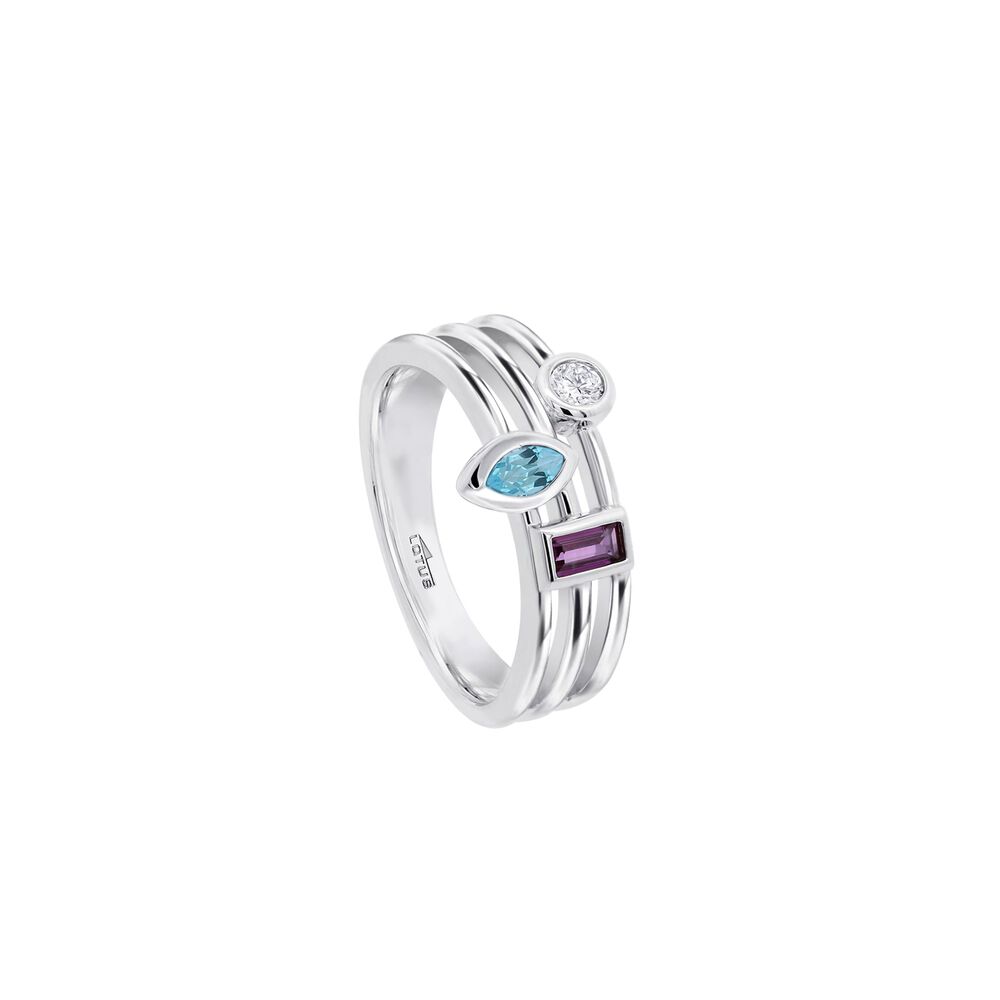 Anillo Lp3882-3/112 Lotus Silver Mujer Leros image number 1.0