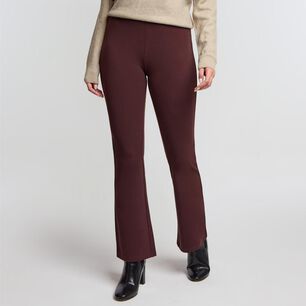 Pantalón Leggings Tiro Alto Flare Mujer Kimera