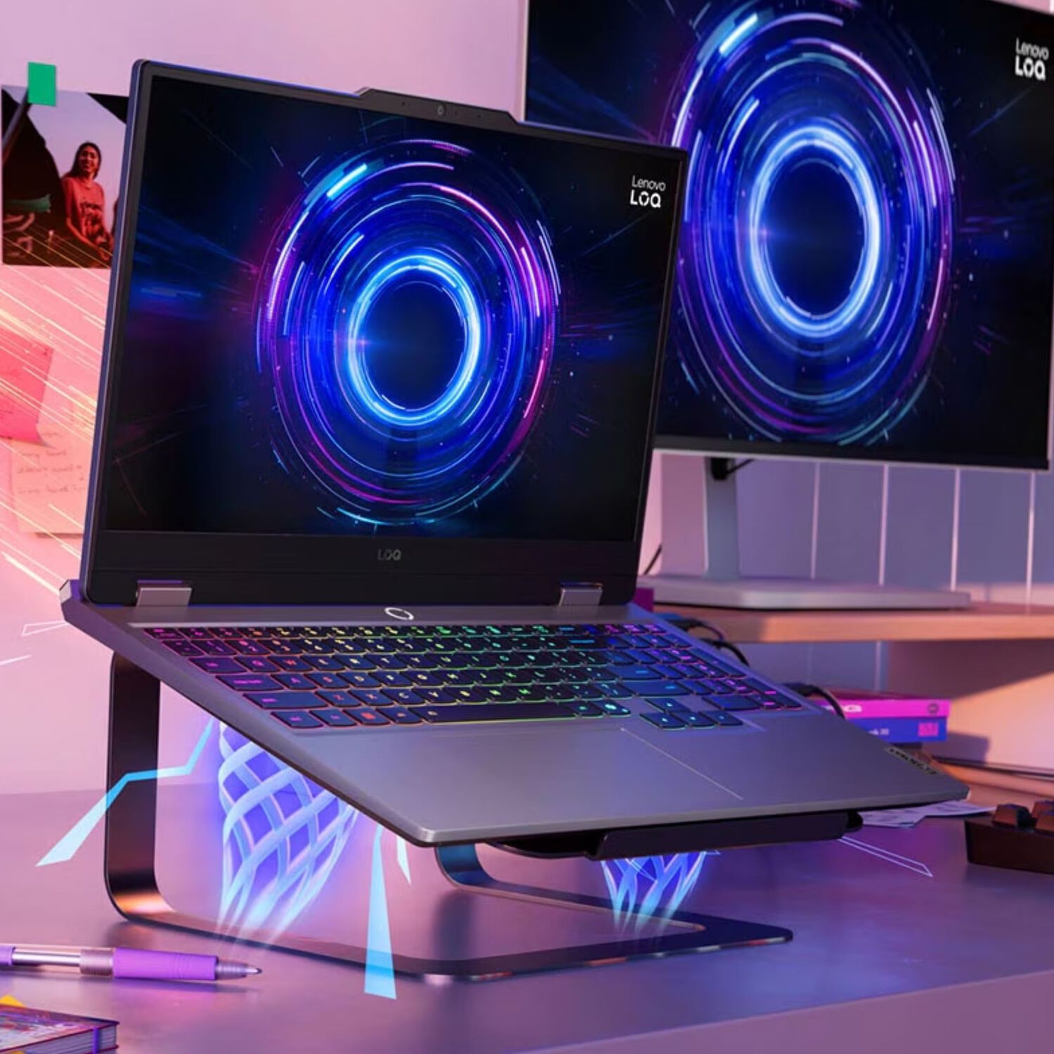 Notebook Lenovo Gamer Loq Gen10 Intel Core I5 16gb Ram 512gb Ssd Nvidia Rtx 5060 15" image number 4.0
