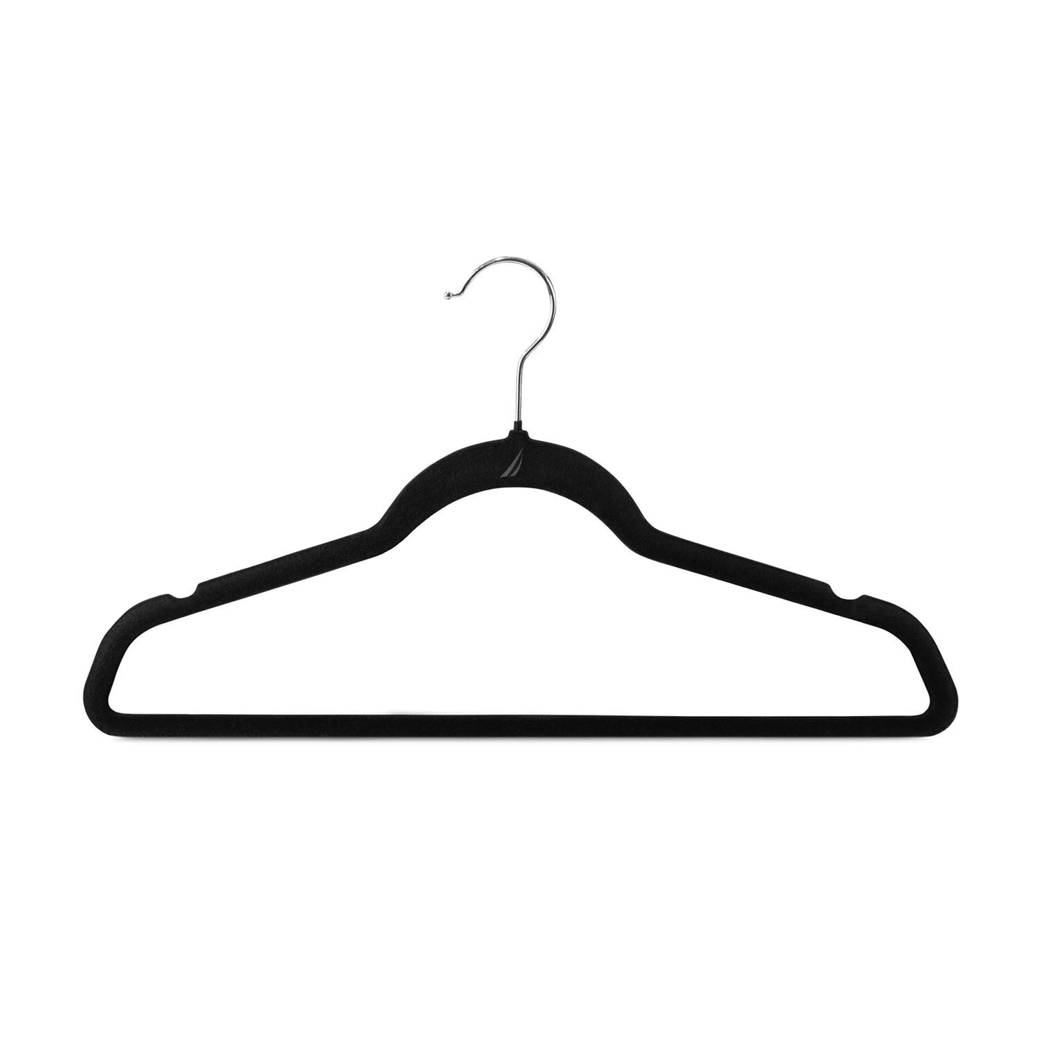 Colgadores De Ropa Pack 50 Negro Antideslizante Nautica Home image number 1.0