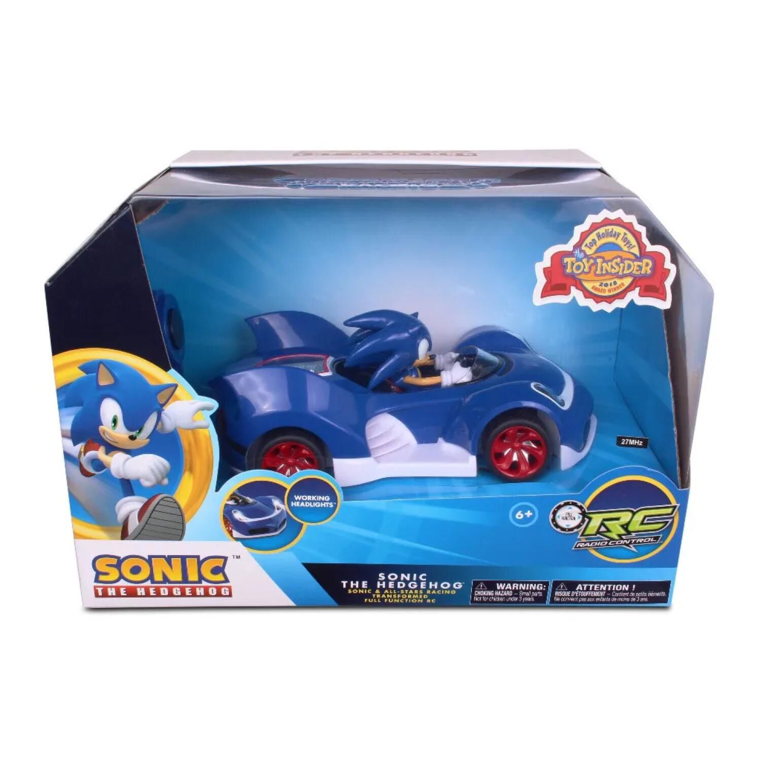 Juguete Figura Sonic The Hedgehog Auto A Control Remoto image number 2.0