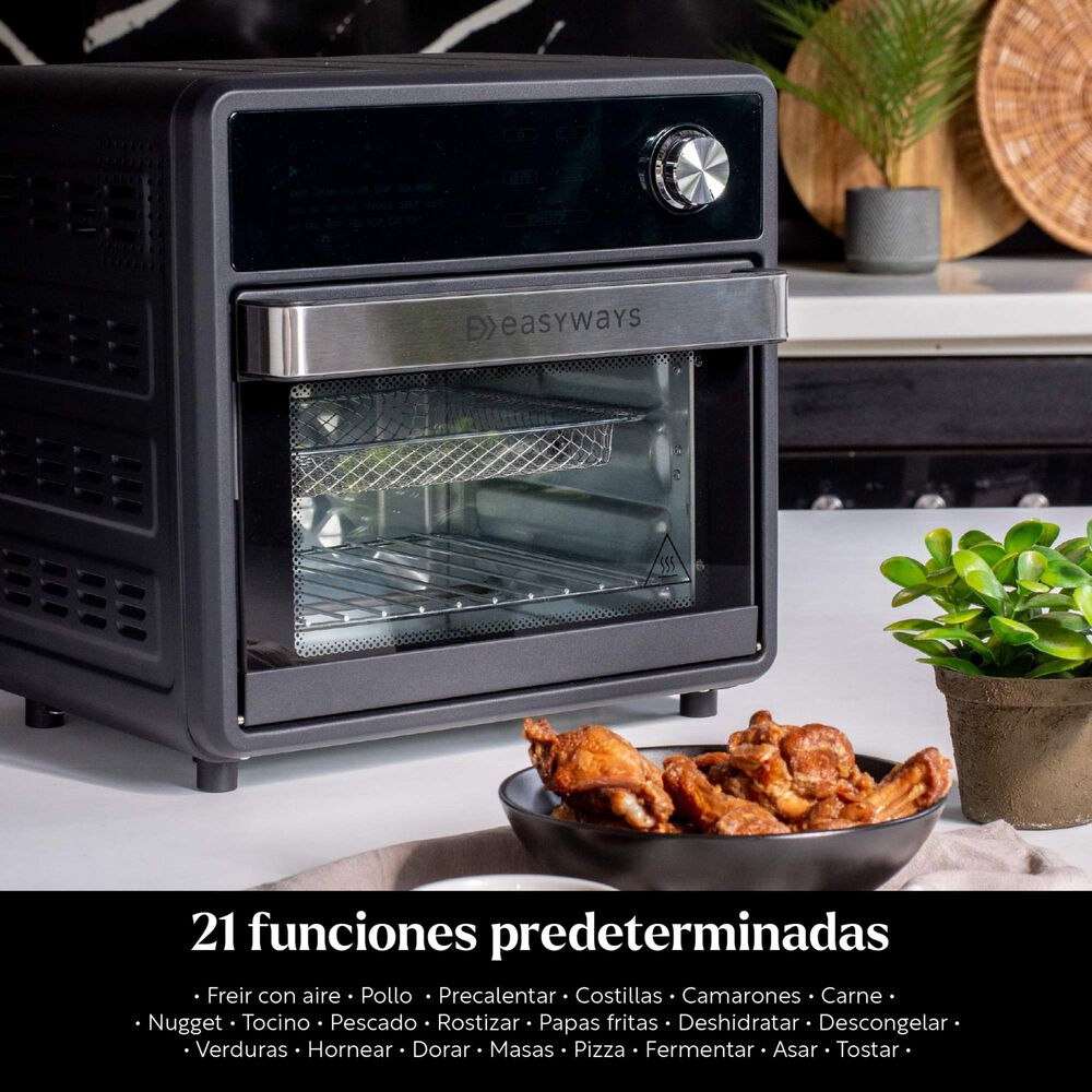 Freidora De Aire Air Fryer Crunch 15 L Easyways image number 12.0