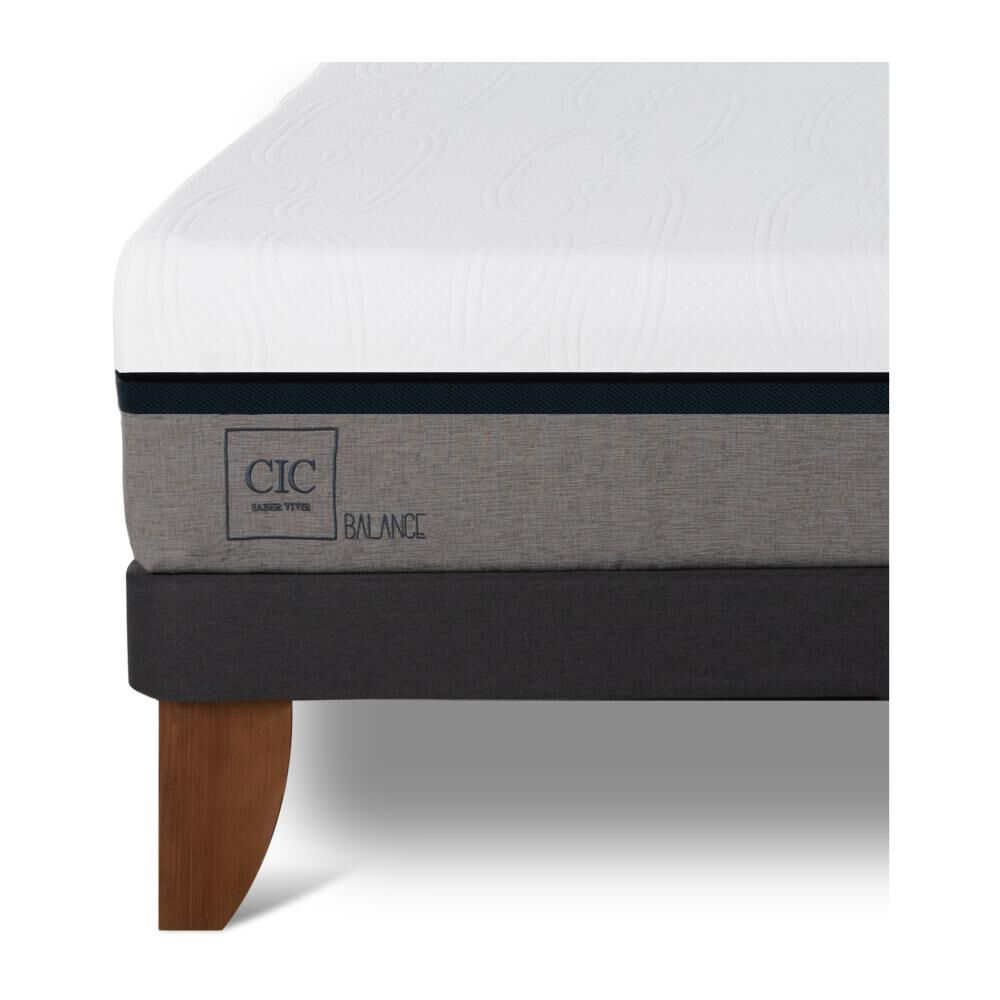 Cama Europea Cic Balance / 2 Plazas / Base Dividida + Respaldo image number 7.0