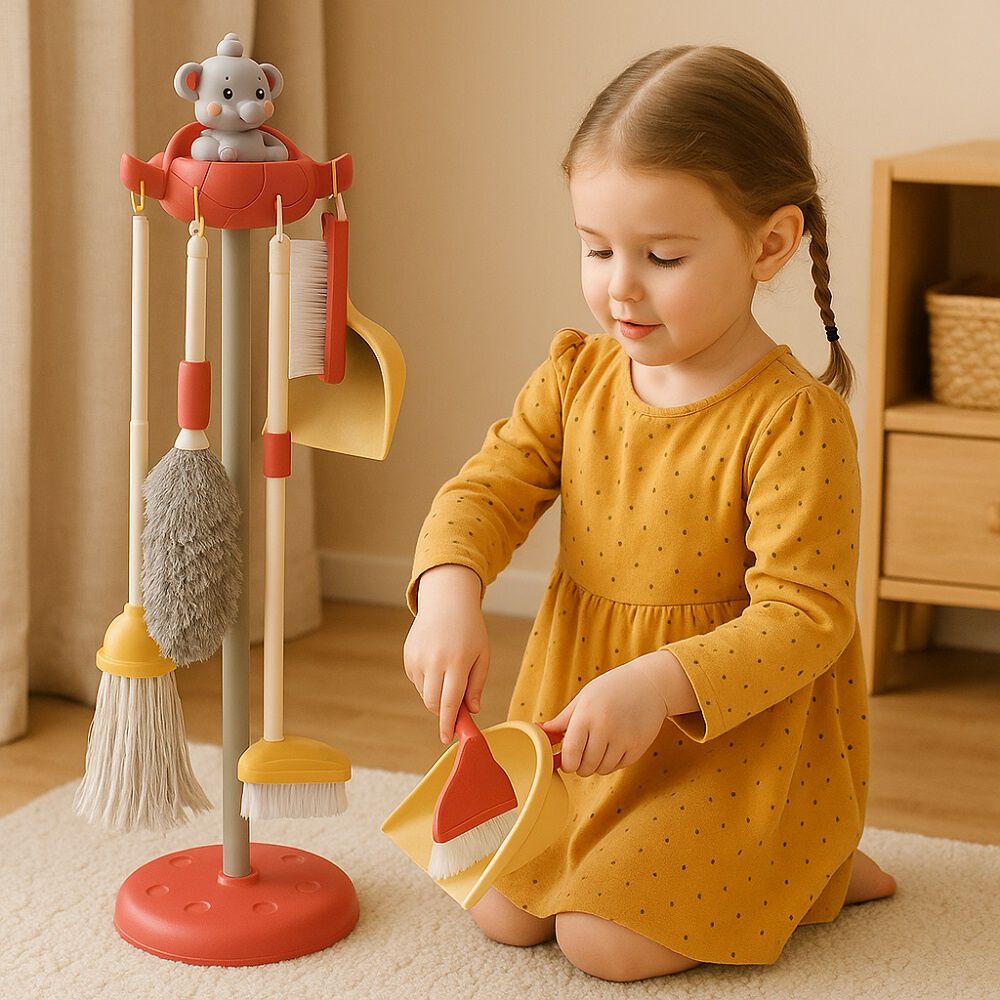 Set De Aseo Infantil Juego De Limpieza Did&aacute;ctico Ni&ntilde;os image number 4.0
