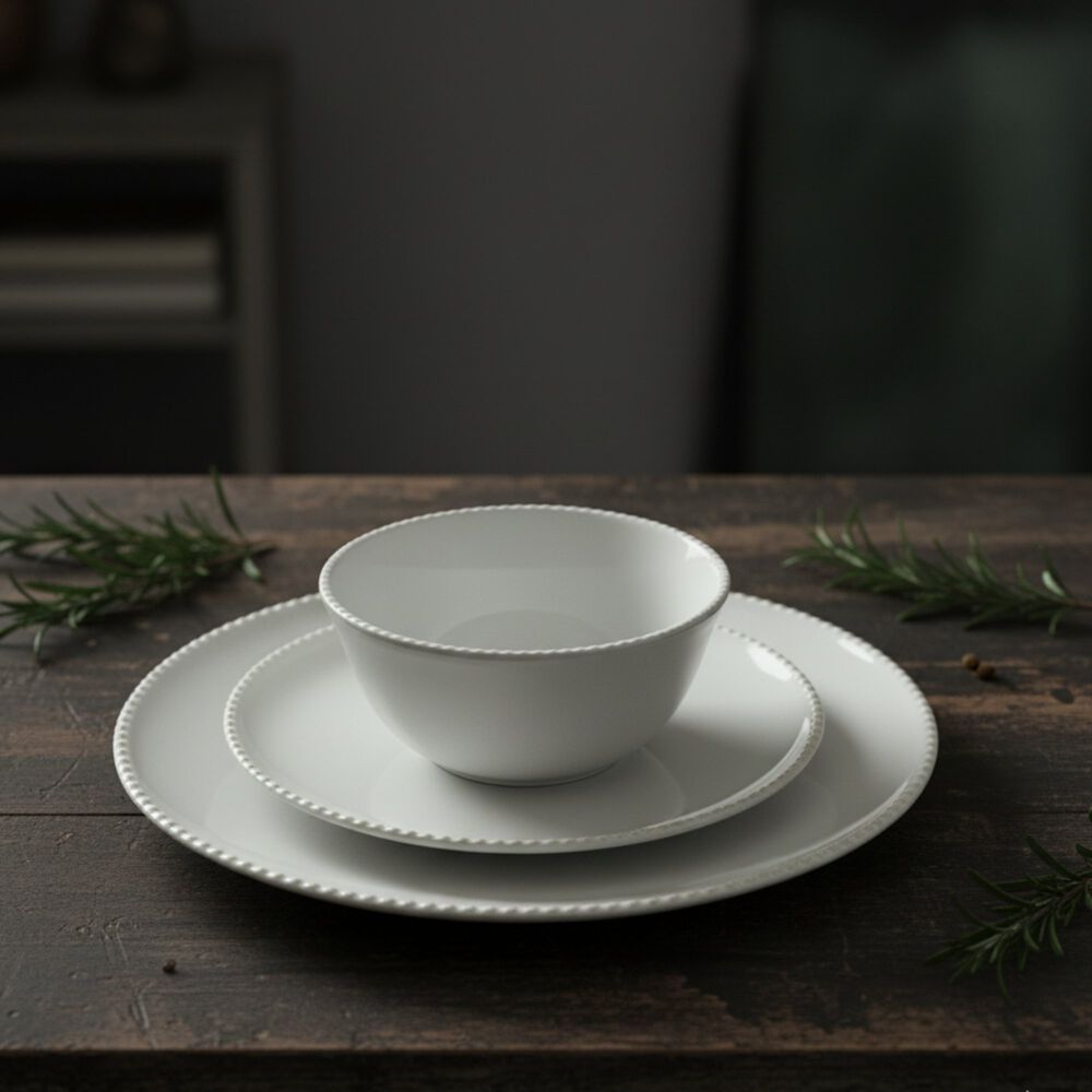 Juego De Loza 18 Piezas Vajilla Cer&aacute;mica Oxford image number 1.0