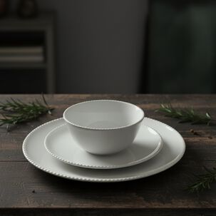 Juego De Loza 18 Piezas Vajilla Cer&aacute;mica Oxford