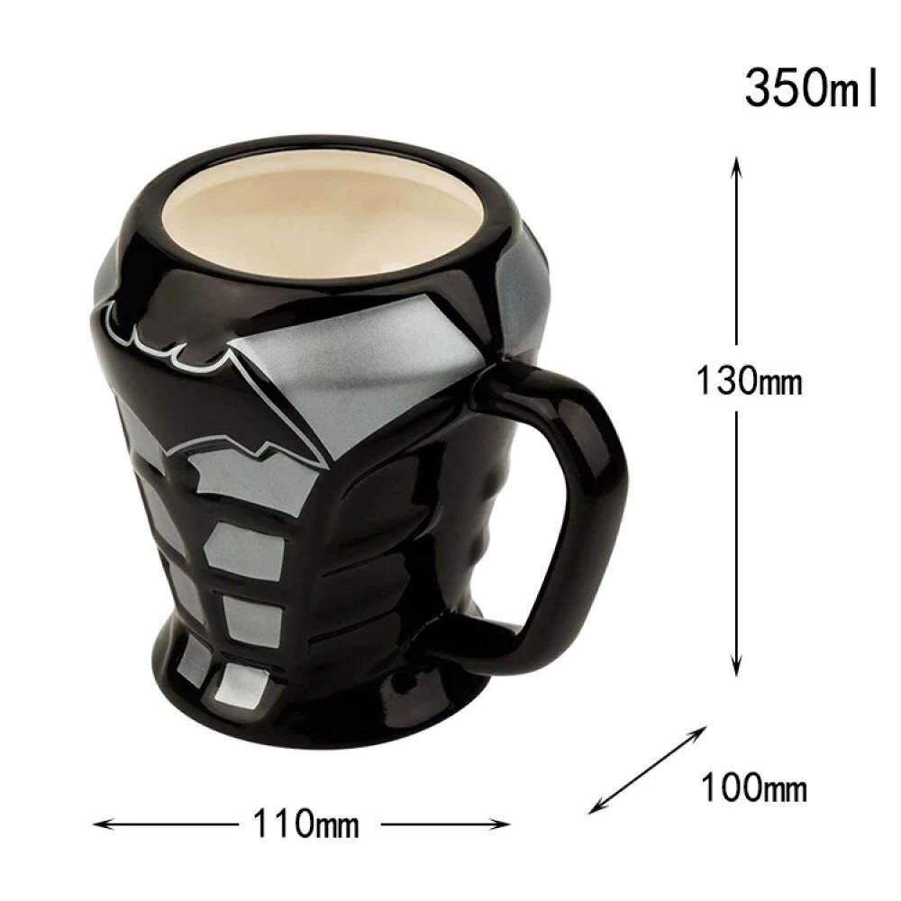 Tazón Taza 3d Cerámica Batman Liga De La Justicia image number 2.0