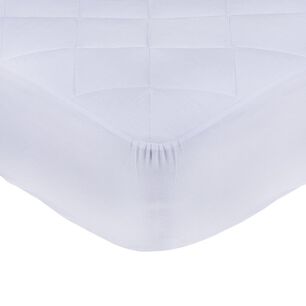 Cubrecolchon Ajustable Mashini 2 Plazas Blanco