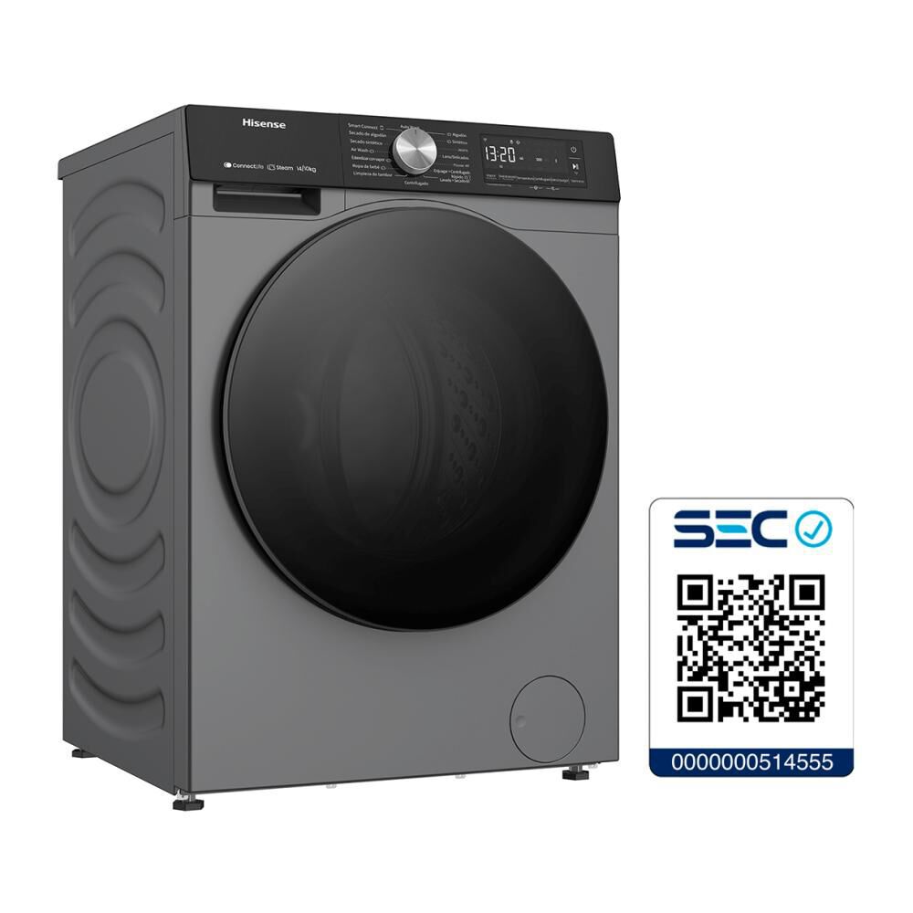 Lavadora Secadora Hisense 14/10 Kg Wd3s1443bt image number 4.0