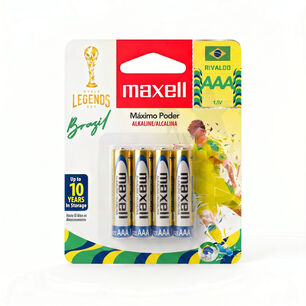 Pack 48 Pilas Alcalinas Aaa 1,5v Leyendas Blister 4uds.