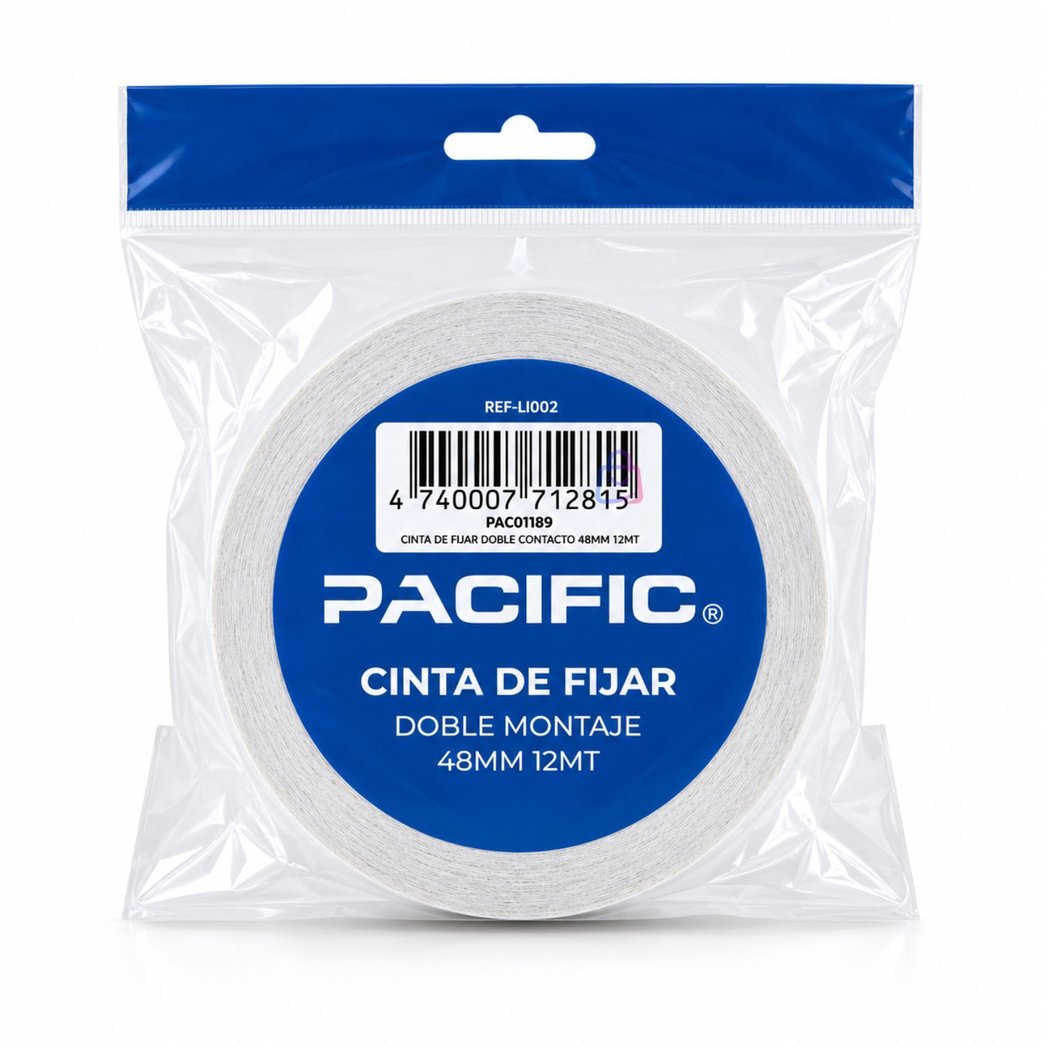 Cinta Doble Contacto 48mm X 12m Adhesiva Doble Cara - Ps image number 3.0