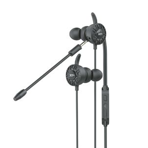 Audifono Gamer In-ear Con Mic Desmontable Negro