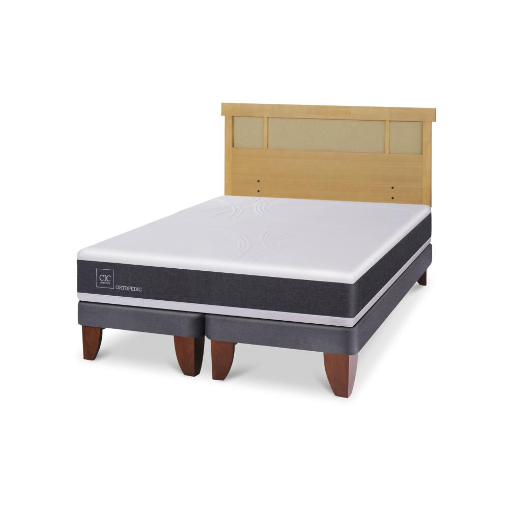 Cama Europea Cic Ortopedic / King / Base Dividida + Respaldo image number 2.0