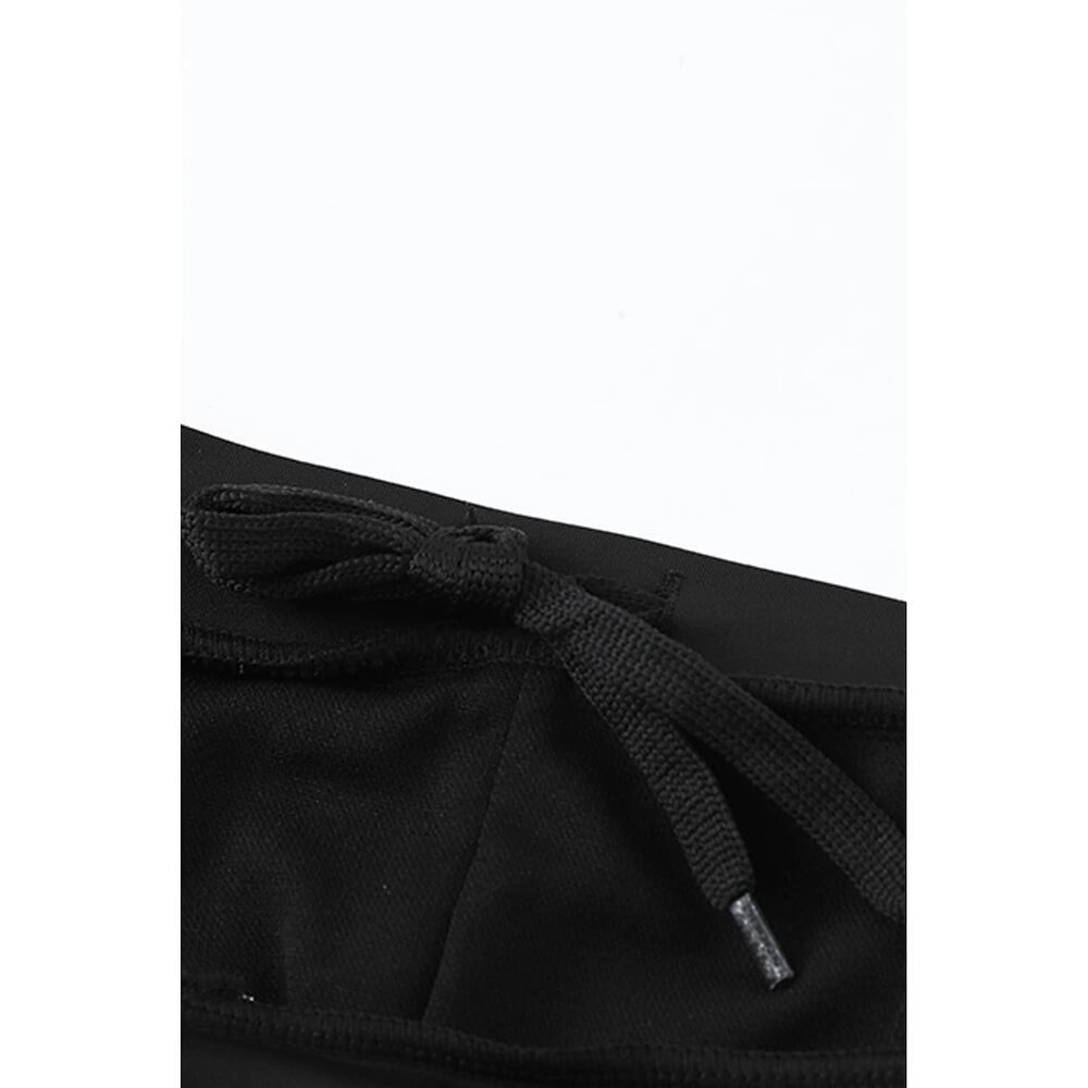 Hip Negro Short Traje De Ba&ntilde;o El&aacute;stico Sexy Hombre Gloriahoon image number 3.0