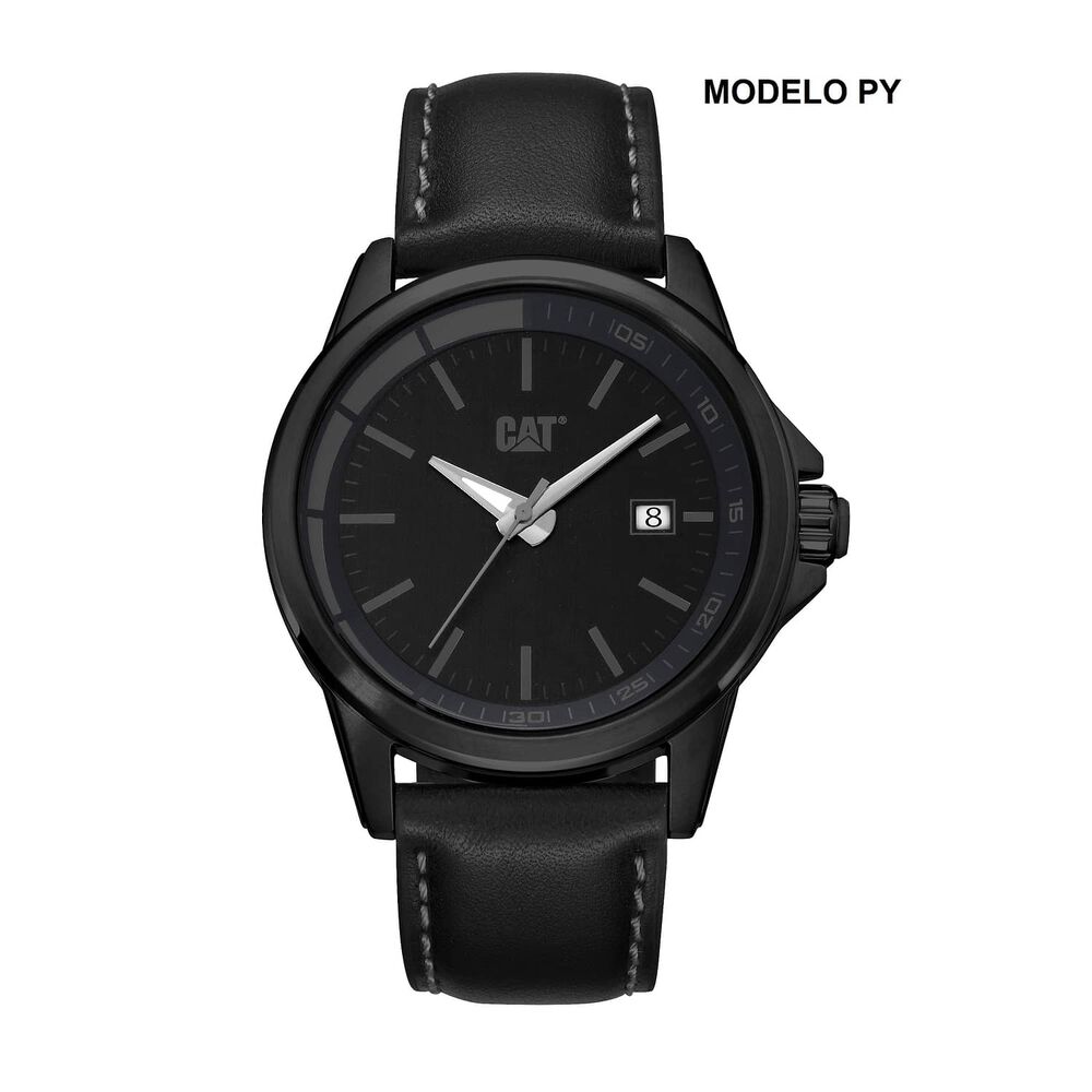 Correa Pulsera Cat Hombre Py-34 Negro image number 2.0