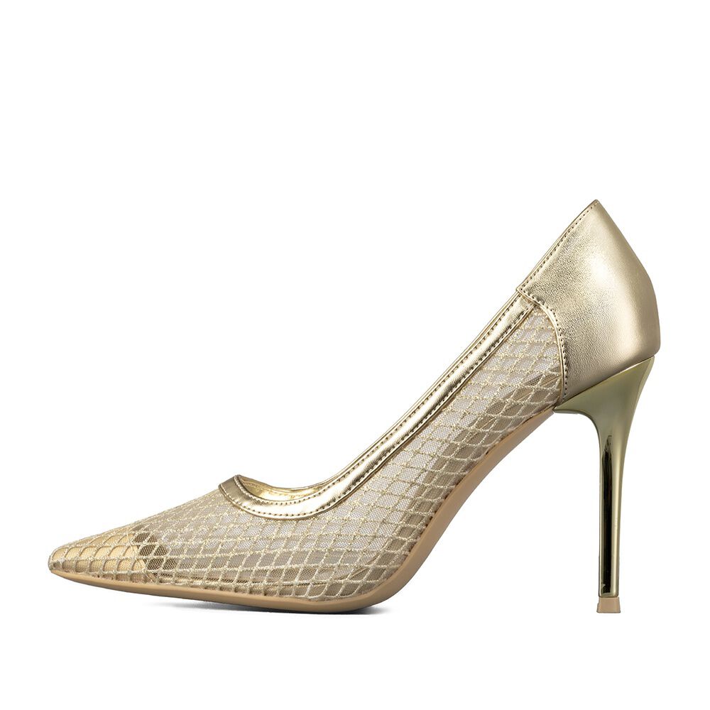 Zapato Taco Alto Elegante Malla Moda Mujer Weide Ghe36 image number 4.0