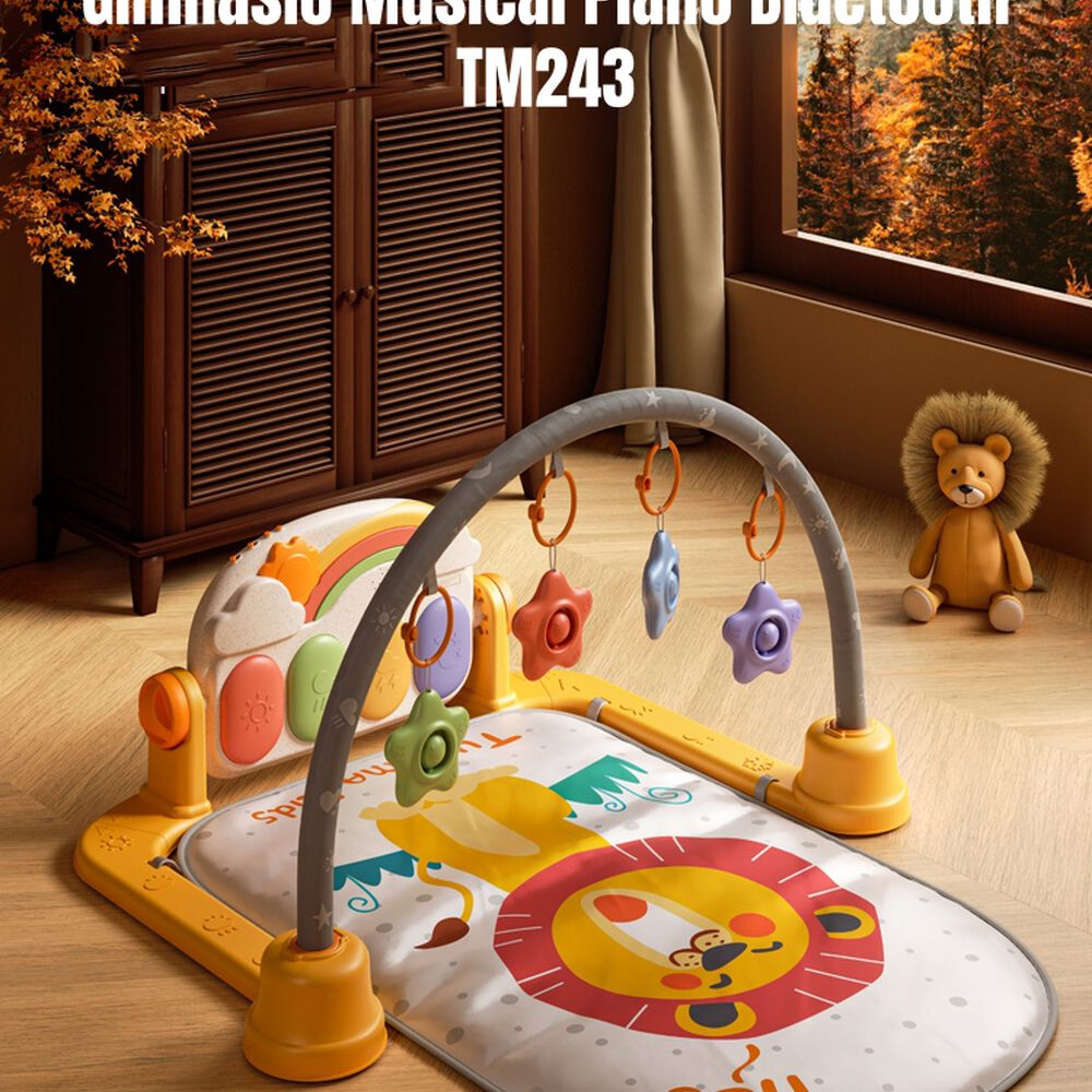 Gimnasio Musical Piano Con Bluetooth 3 En 1 Tm243 Lubabycas image number 1.0