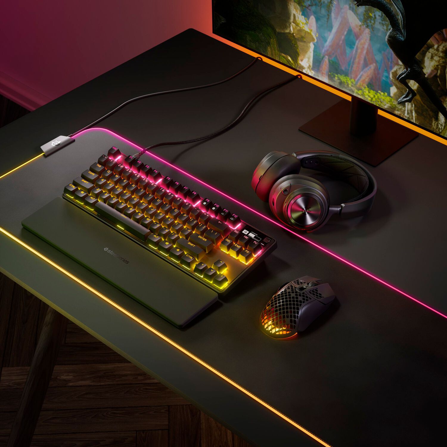 Teclado Gamer Apex Pro Tkl Gen 3 Inal&aacute;mbrico Steelseries image number 4.0