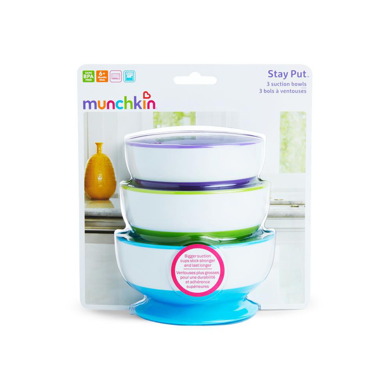 Set De 3 Bowls Con Antideslizante Munchkin image number 2.0