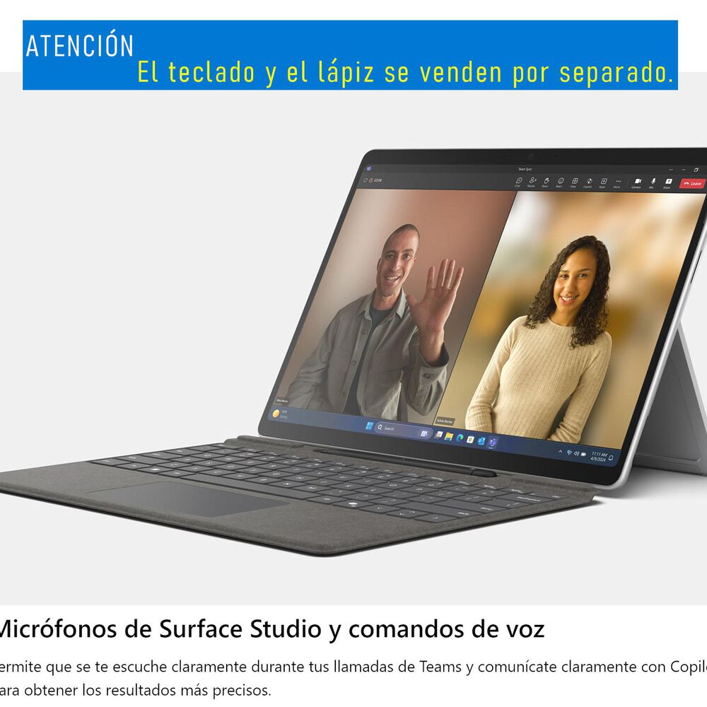 Surface Pro 10 - Tablet Windows 11, 32gb Ram, 1tb Ssd - Potencia Profesional image number 3.0