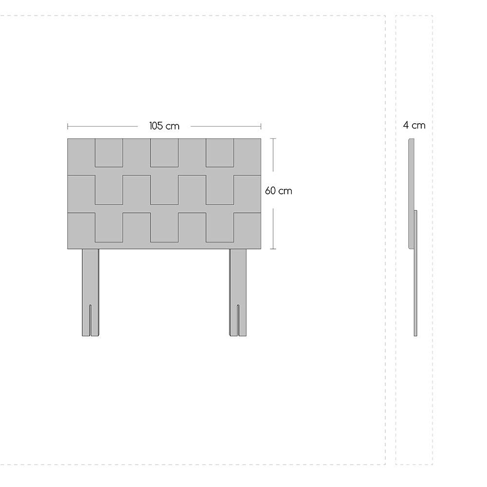 Cama Europea Celta Astral Pocket / 1.5 Plazas / Base Normal + Respaldo image number 5.0
