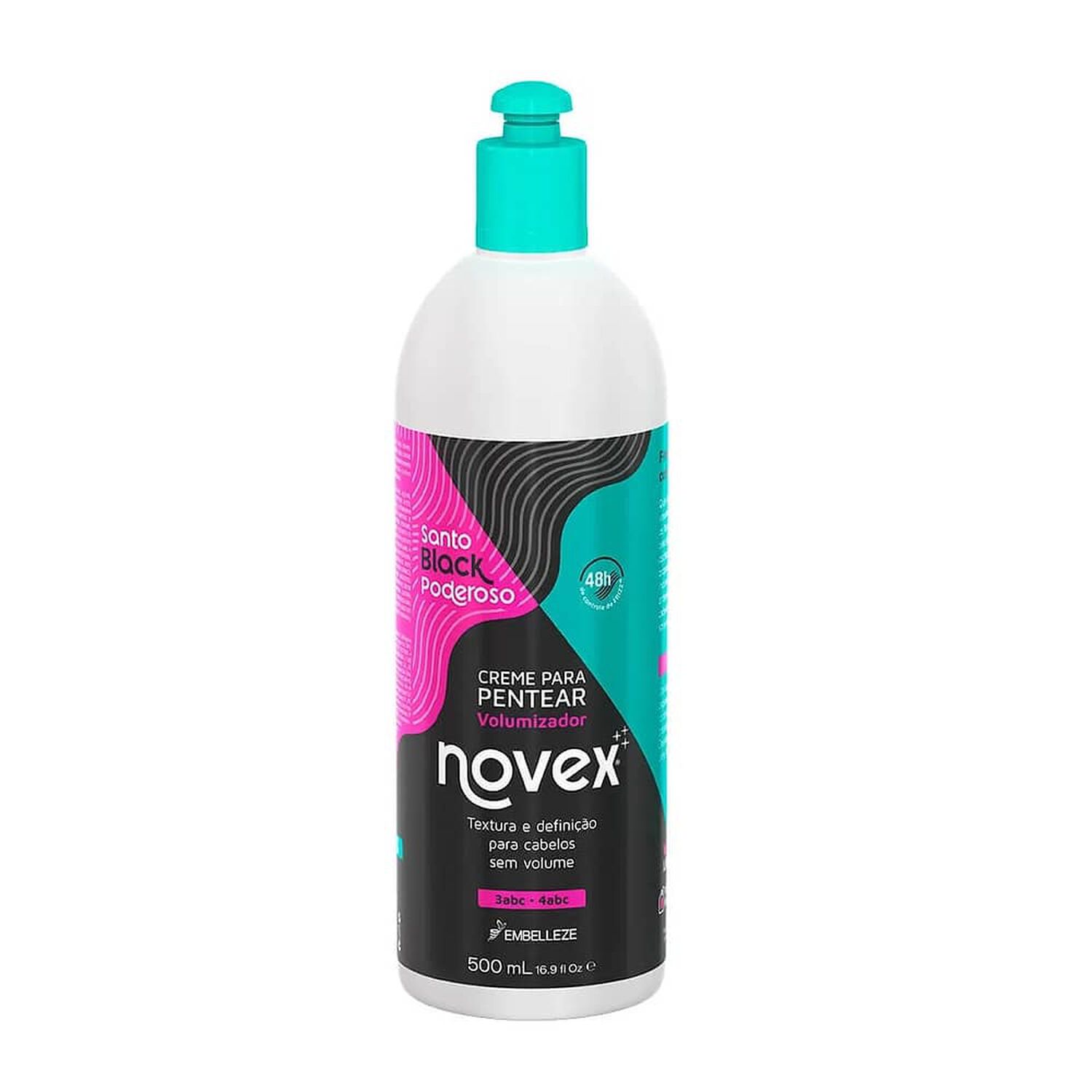 Crema De Peinar Meus Cachos Santo Black 500ml image number 0.0