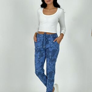 Jogger Italiano Estampado Floral