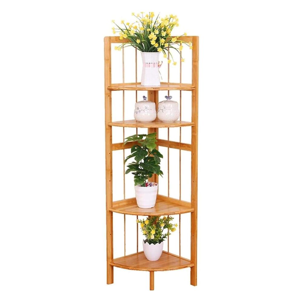 Repisa Esquinero De Madera 4 Niveles Natural image number 3.0