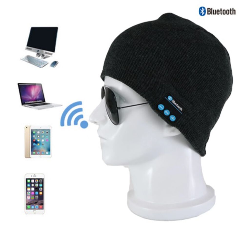 Aud&iacute;fonos Bluetooth Gorro Orginales Lana Auriculares Inalambricos Incluidos Gorra Tejida image number 5.0