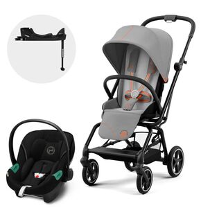 Coche Travel System Eezy S Tw Pl Blk Lg + Aton S2 + Base
