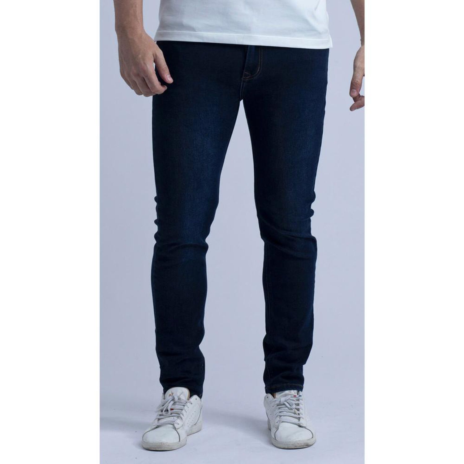 Jeans Tiro Medio Straight Slim Hombre Hummer image number 0.0