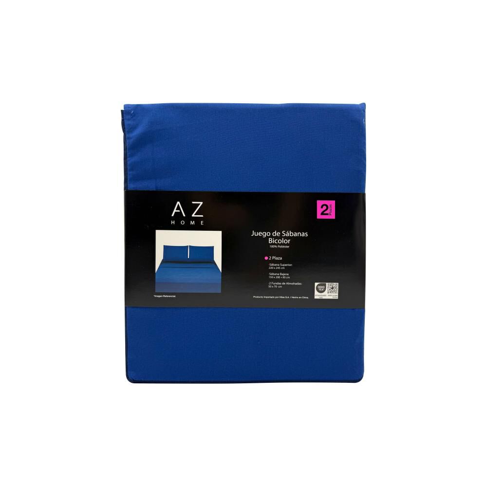 Juego De S&aacute;banas Azhome Bicolor / 1.5 Plazas image number 3.0