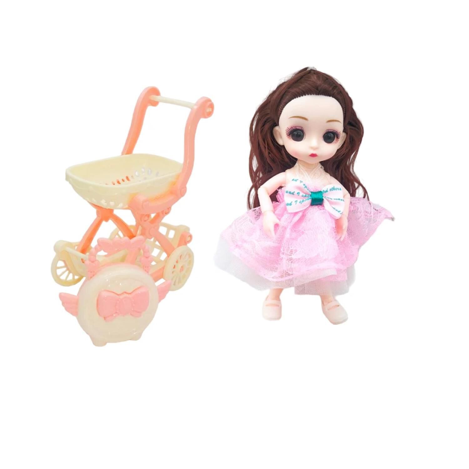 Juguete Mu&ntilde;eca Con Coche Accesorio Graceful Infantil image number 1.0