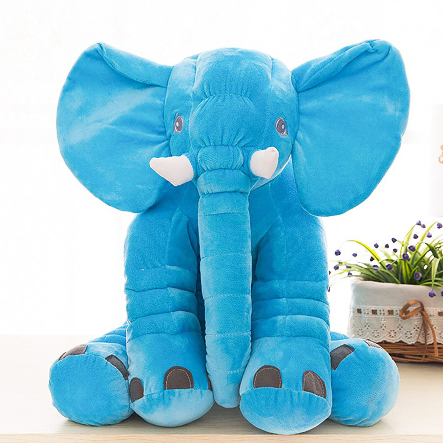 Almohada Peluche Apego Elefante Felpa Coj&iacute;n Para Ni&ntilde;os Bebe image number 1.0
