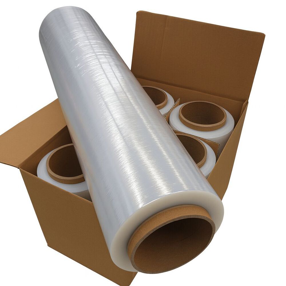 6 Rollos De Film Embalaje Transparente Pl&aacute;stico Stretch Paletizador Alusa image number 4.0