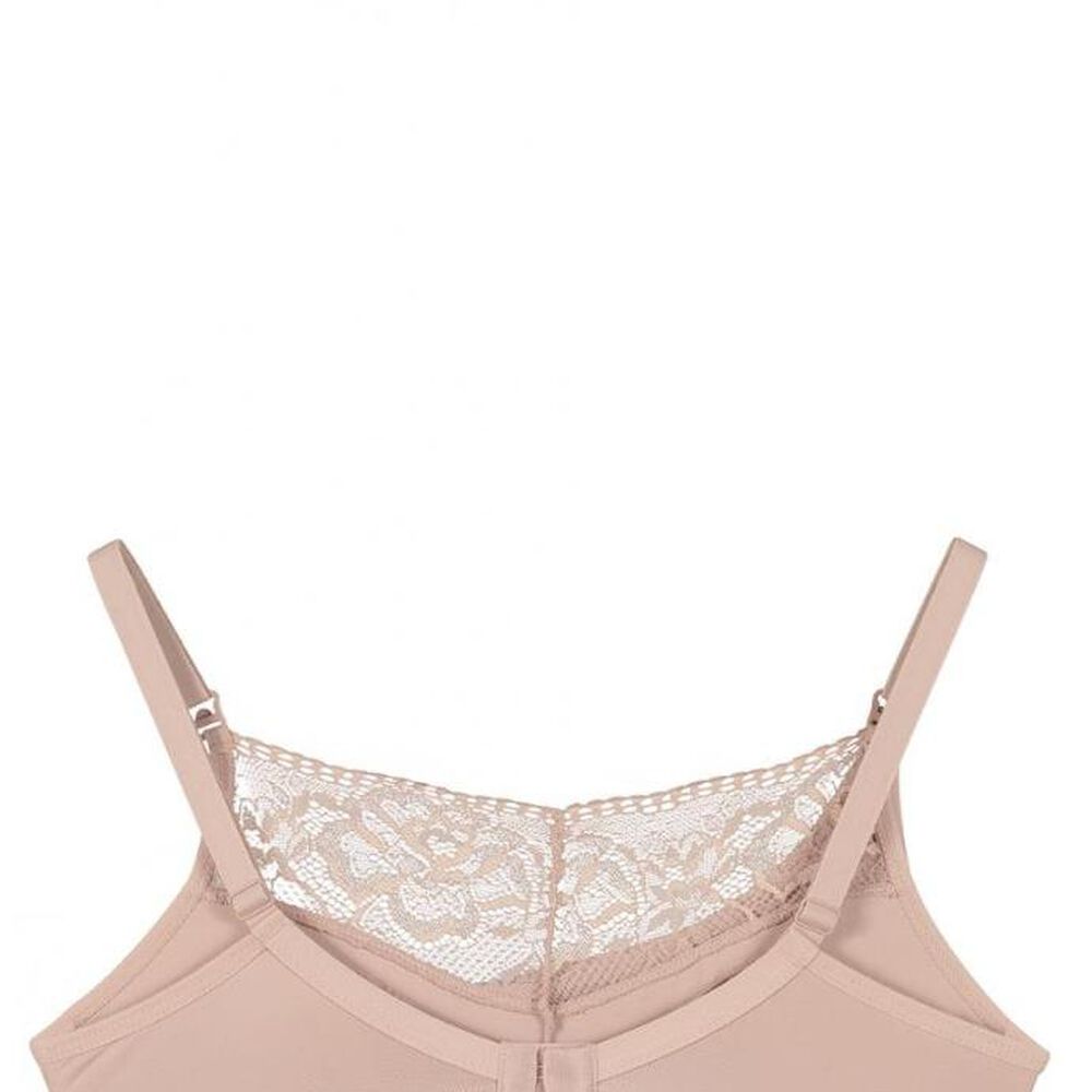 Sosten Lactancia Semi Encaje Algodón Beige 2rios image number 1.0