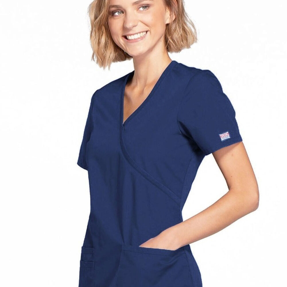 Polera Clinica Cherokee Azul Marino image number 1.0