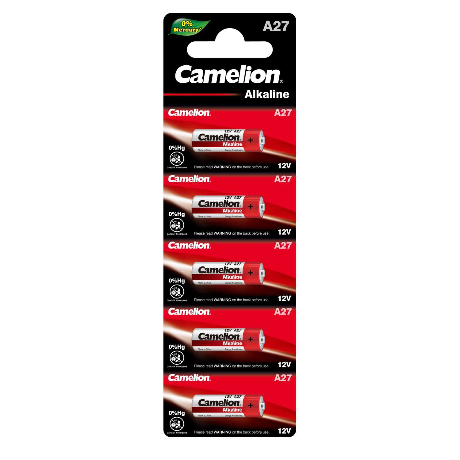 Pilas Alcalinas A27 5un - Camelion image number 0.0