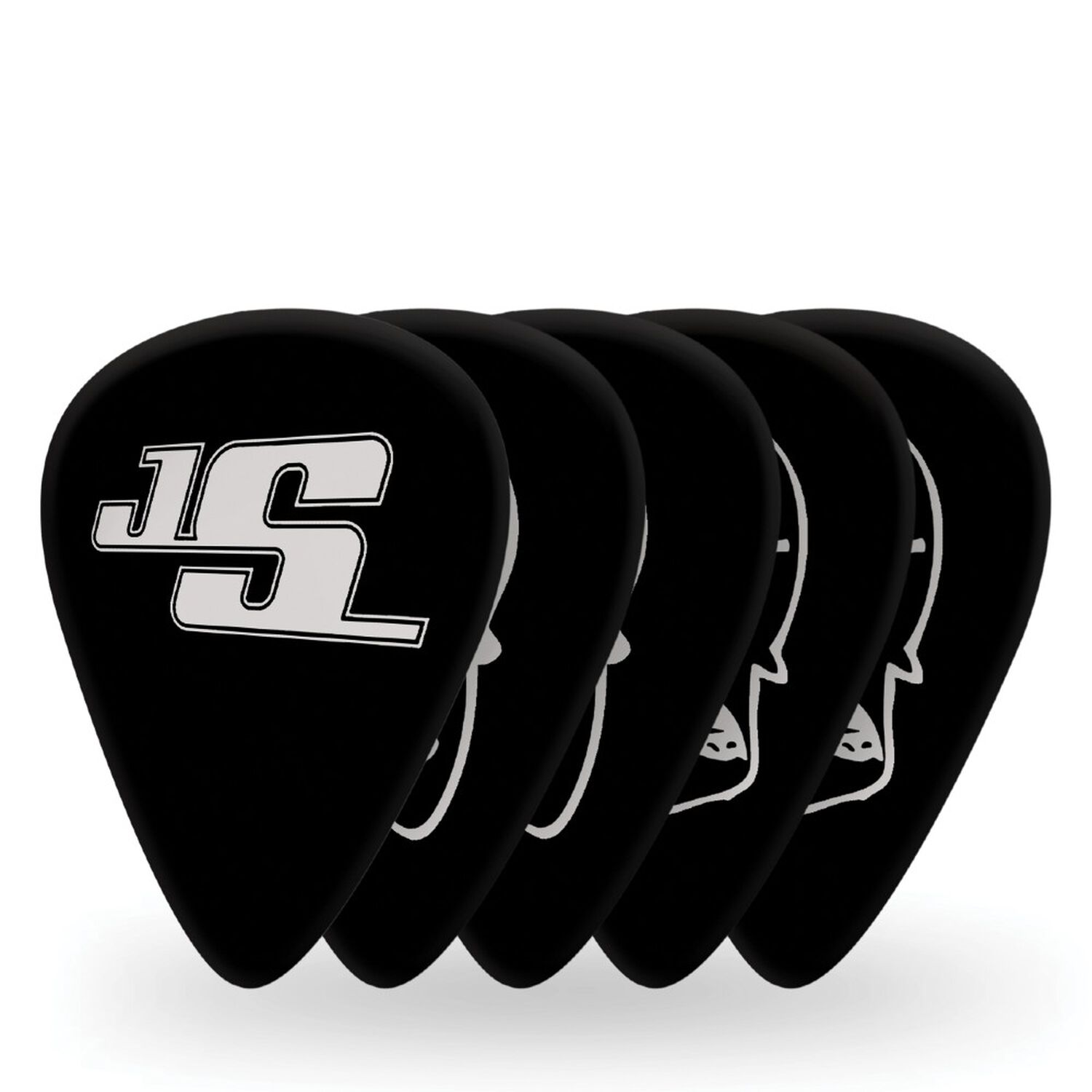 U&ntilde;etas Satriani Black (.70mm) 10 Pack 1cbk4-10js Daddario image number 0.0
