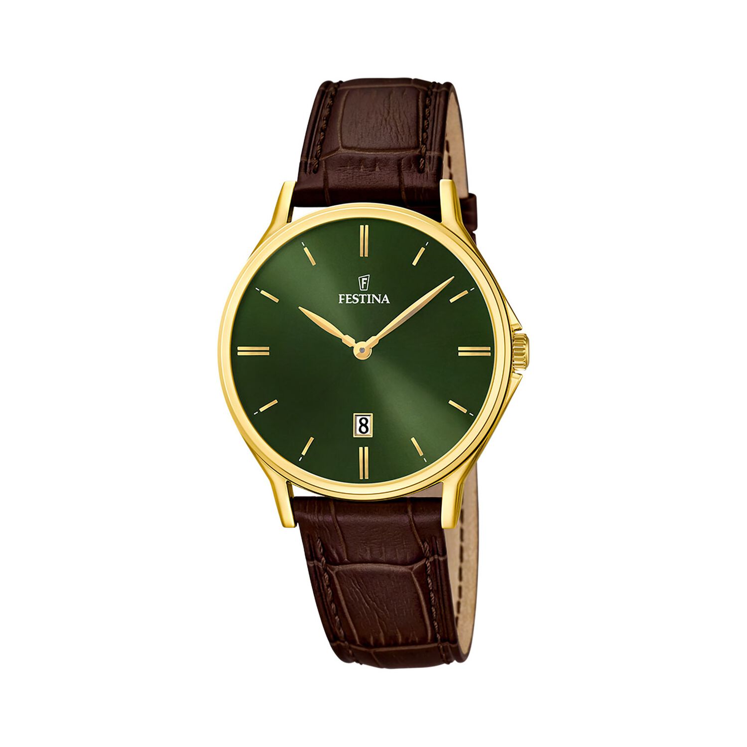 Reloj F16747/5 Festina Verde Hombre Correa Clasico image number 0.0
