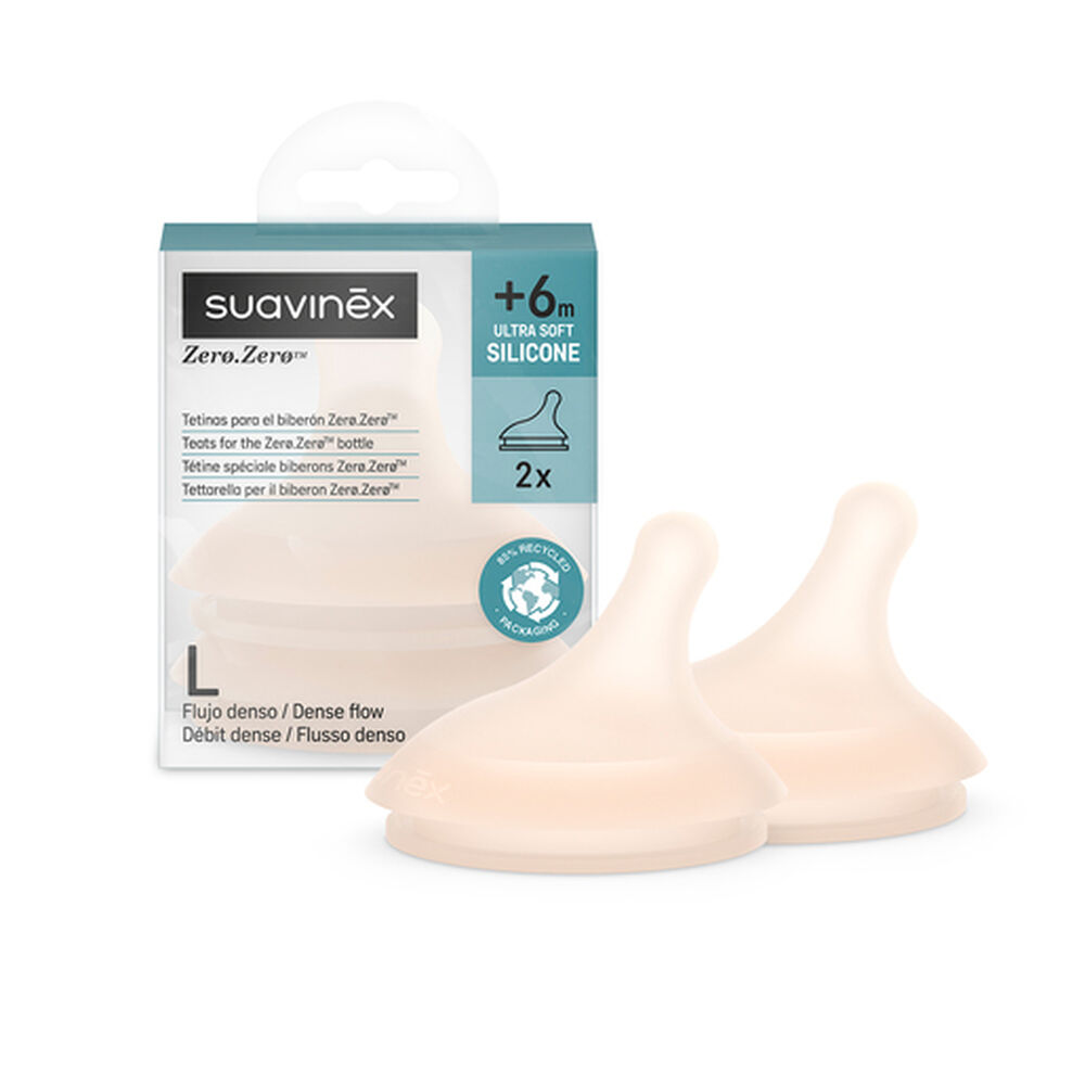 Tetina Lactancia Anticólico Silicona Talla L 2u Fair image number 0.0
