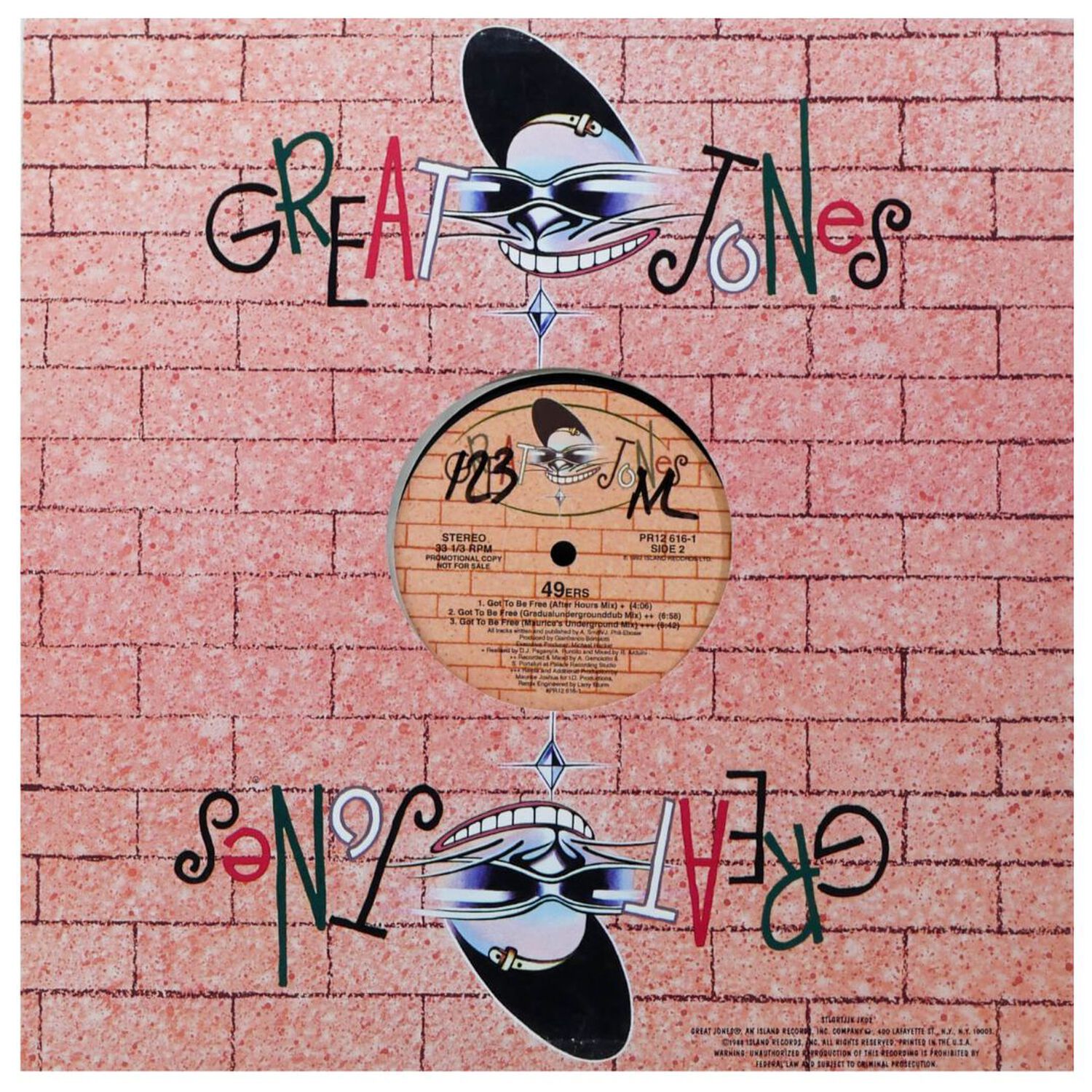 49ers - Got To Be Free | 12" Maxi Single Usado image number 1.0