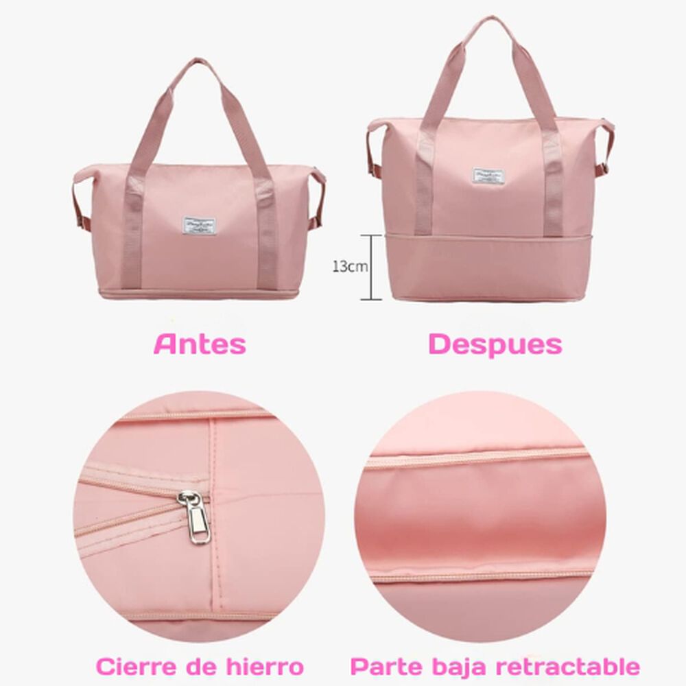Bolso Cartera De Viaje Equipaje De Mano Expansible Portatil image number 1.0