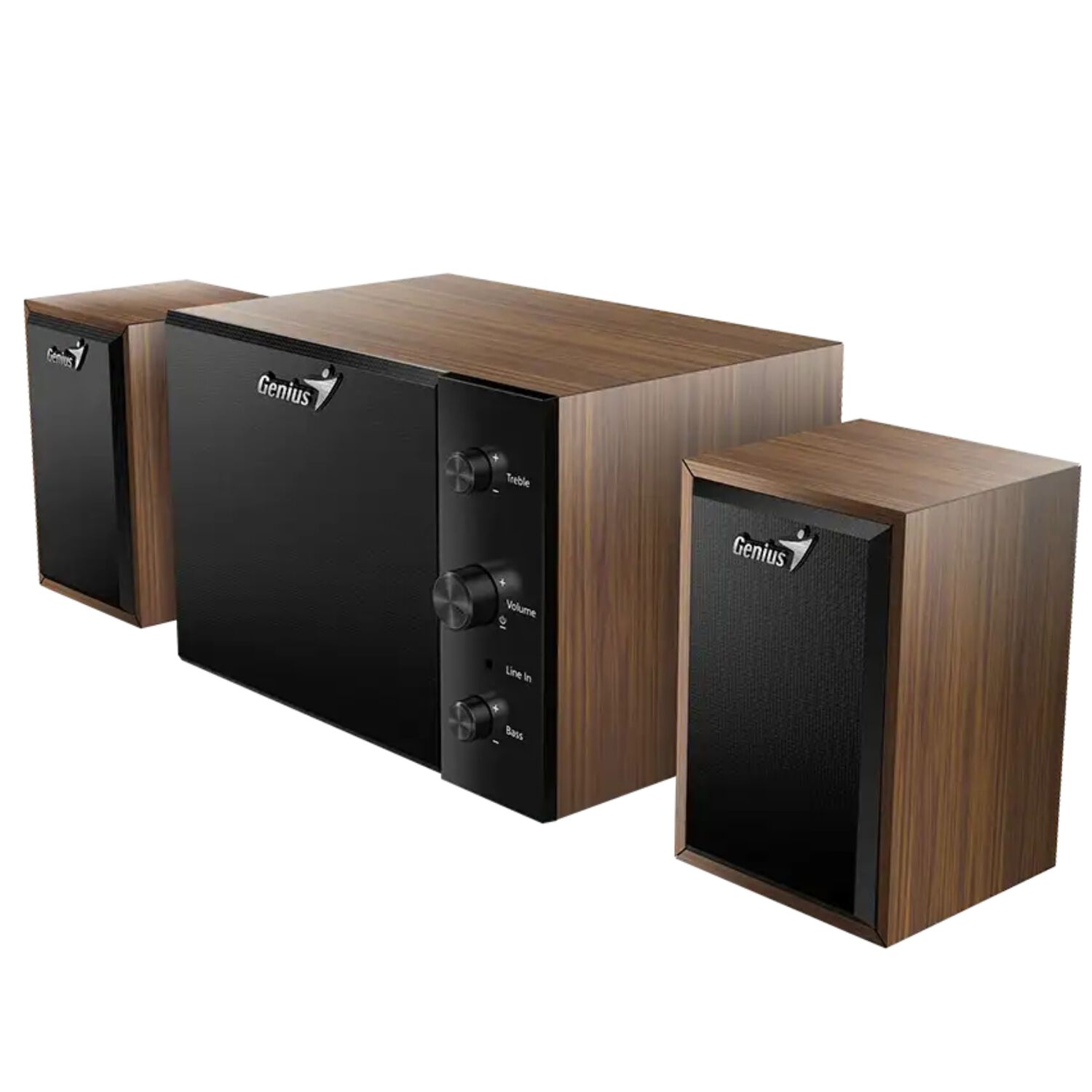 Subwoofer Multimedia Audio Stereo 2.1 Aux In 3.5mm Sw-350 image number 2.0