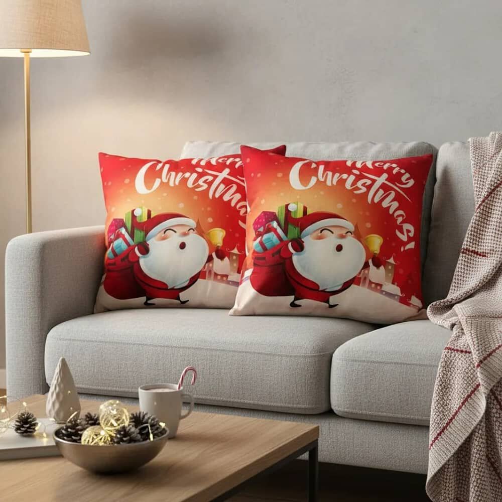 Set De 2 Cojines 45x45cm Navidad - Viejo Pascuero image number 4.0