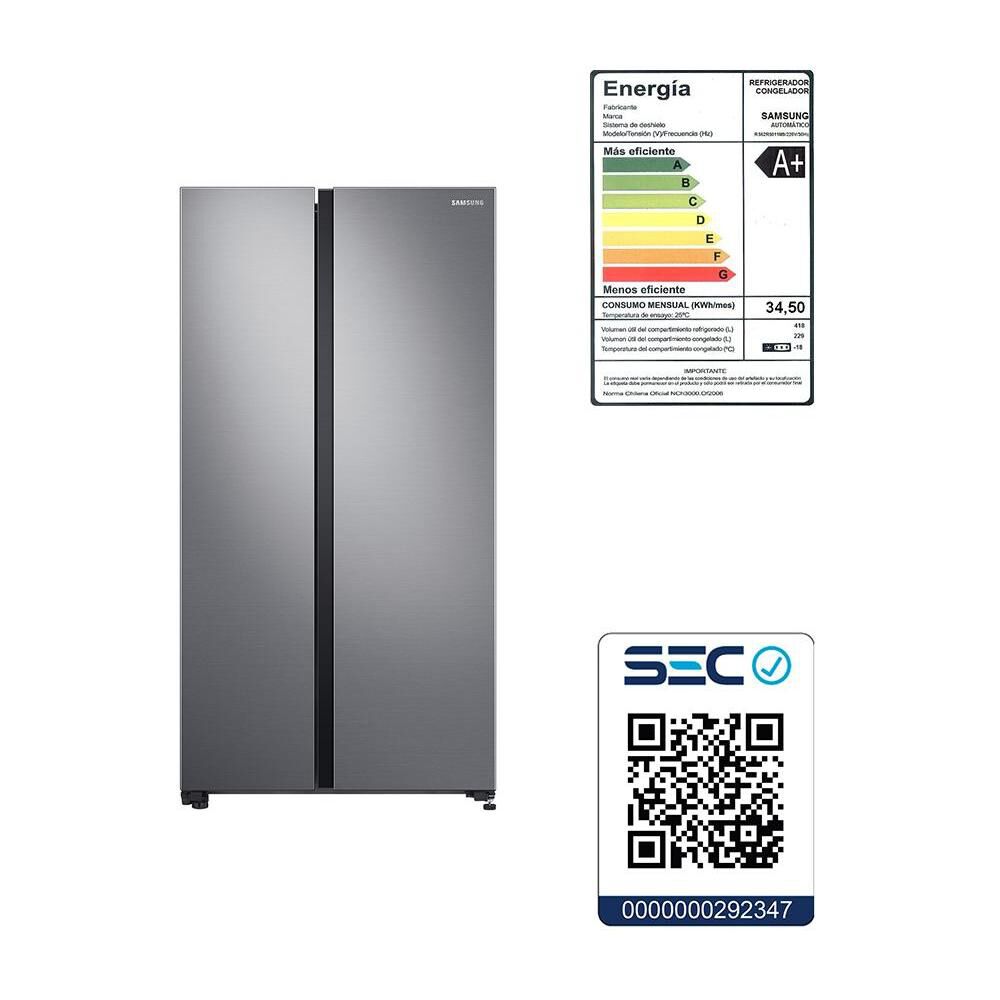 Refrigerador Samsung RS62R5011M9/ZS / No Frost / 647 Litros image number 6.0